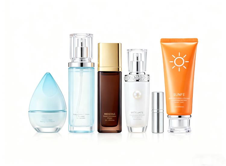 زجاجات متنوعة للكيماويات والزيوت والأدوية مملوءة بواسطة بيستوباك.